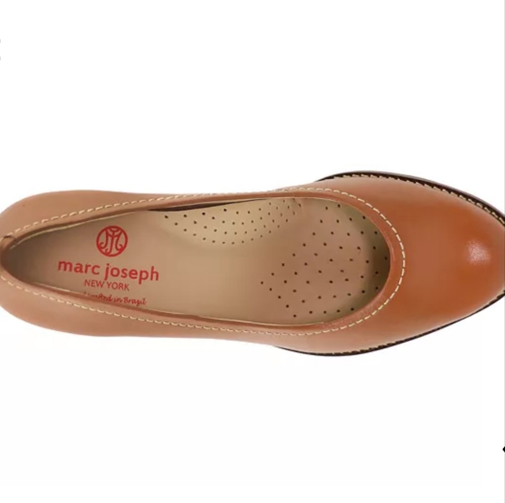 Marc Joseph NYC Pump/Cognac Napa/NIB Size 10 - Picture 2 of 9